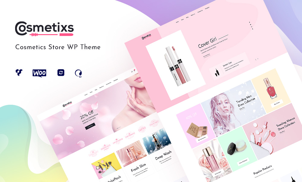 Cosmetixs – Cosmetics Store WooCommerce Theme