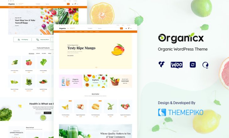 organic store wordpress theme