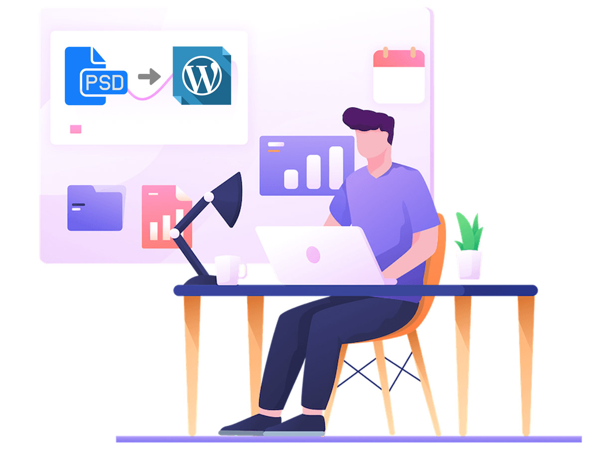 We provide best PSD to WordPress service. Our conversion PSD to WordPress expert gives you a Responsive WordPress website, SEO & W3C Standard. Order Now!